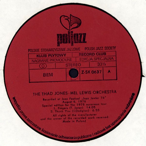 https://www.discogs.com/release/2190393-Thad-Jones-Mel-Lewis-Orchestra-Live-At-Jazz-Jantar