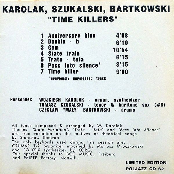 https://www.discogs.com/release/3668511-Karolak-Szukalski-Bartkowski-Time-Killers