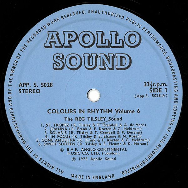 https://www.discogs.com/release/1271061-The-Reg-Tilsley-Sound-Polish-Radio-Orchestra-Colours-In-Rhythm-Volume-6