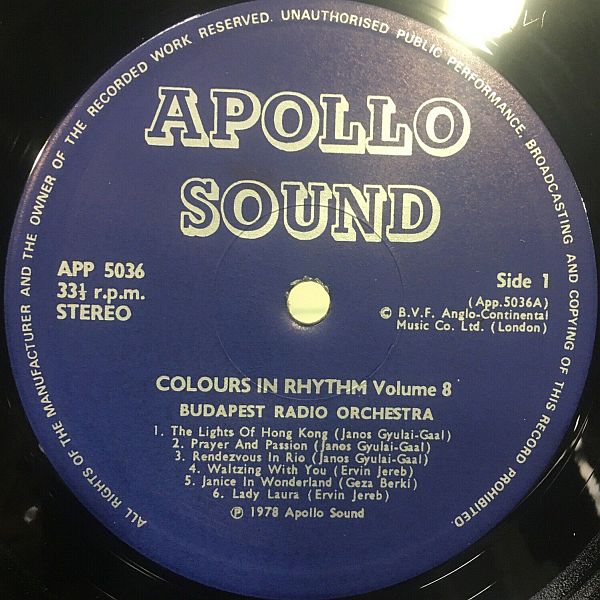 https://www.discogs.com/release/1306926-Budapest-Radio-Orchestra-Polish-Radio-Orchestra-Colours-In-Rhythm-Volume-8