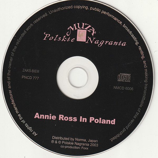 https://www.discogs.com/release/22355077-Annie-Ross-With-The-Wojoiech-Karolak-Trio-Annie-Ross-In-Poland