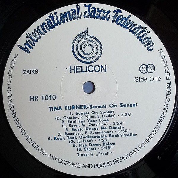 https://www.discogs.com/release/1368844-Tina-Turner-Sunset-On-Sunset