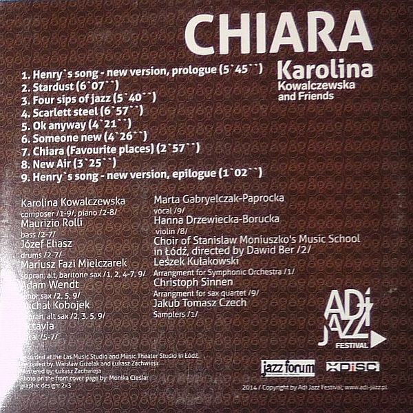 https://www.discogs.com/release/9022348-Karolina-Kowalczewska-Friends-Chiara