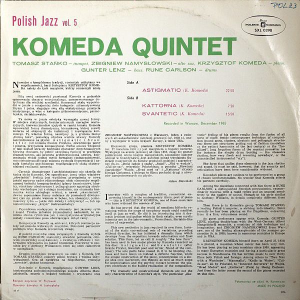 https://www.discogs.com/release/5582900-Komeda-Quintet-Astigmatic