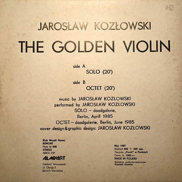 https://www.discogs.com/release/2254604-Jaros%C5%82aw-Koz%C5%82owski-The-Golden-Violin